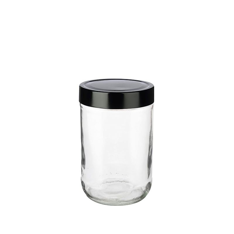 بانکه شیشه ای مدل Minnt Jar برند تیتیز پلاستیک ترکیه در دو رنگ مختلف _ شناسه کالا : Kc-268