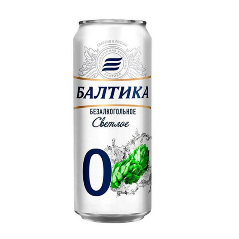 نوشیدنی آبجو بدون الکل بالتیکا Baltika حجم 500 میلی لیتر