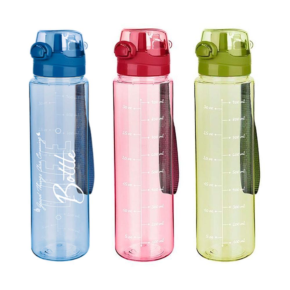 قمقمه پلاستیکی سایز بزرگ مدل Cascada Bottle با حجم 1000ml در ۳ رنگ مختلف _ شناسه کالا : TP_477