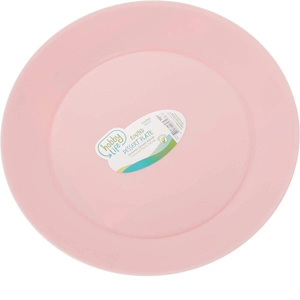 بشقاب پلاستیکی مدل Round Desert Plate برند هوبی لایف ترکیه در 3 رنگ مختلف _ شناسه کالا : 031295