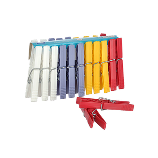 گیره لباس بسته 24 عددی مدل Cameon Pegs برند تیتیز پلاستیک ترکیه _ شناسه کالا : TP_671