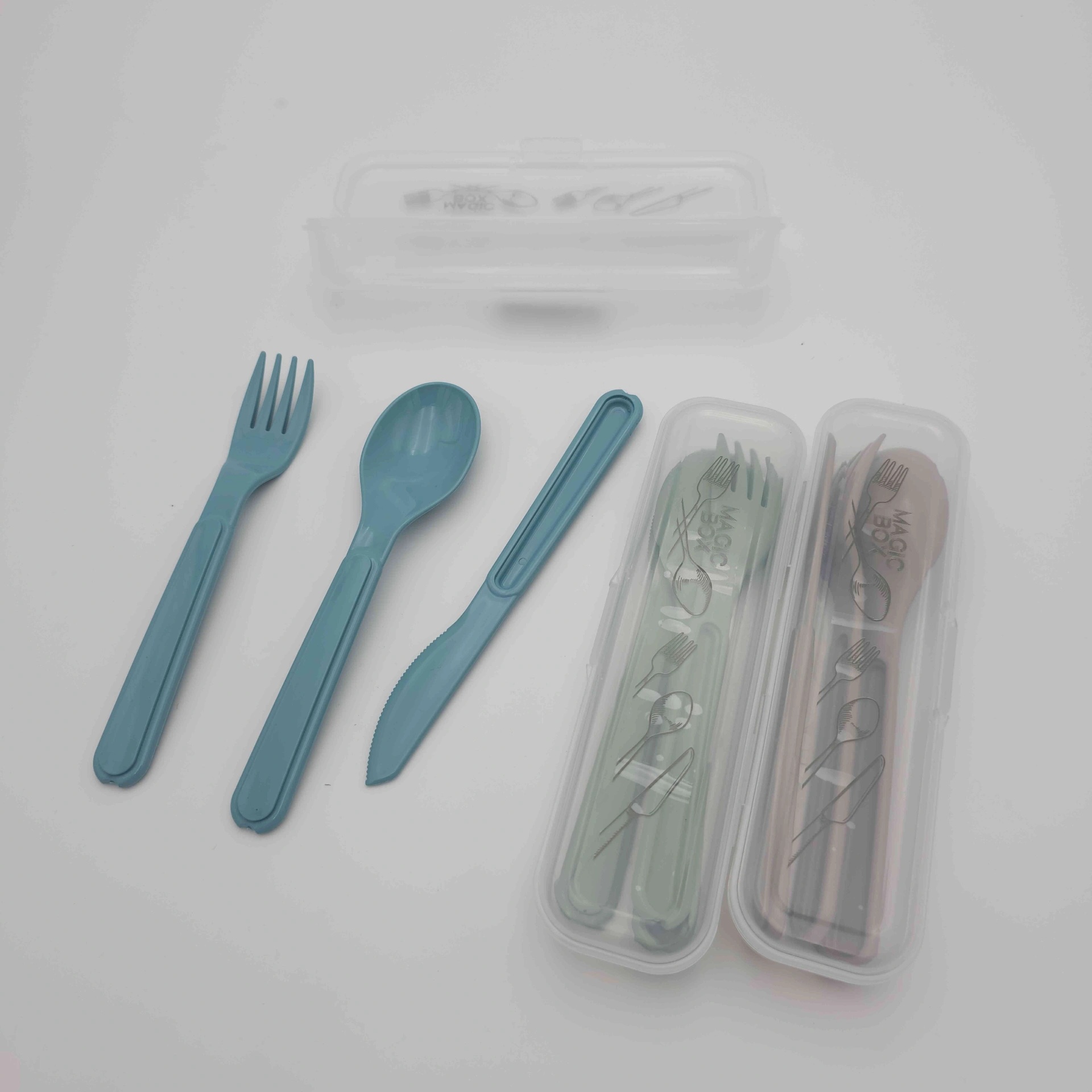 ست قاشق، چنگال و چاقو پلاستیکی مدل Lovely Cutlery Set از برند تیتیز پلاستیک ترکیه