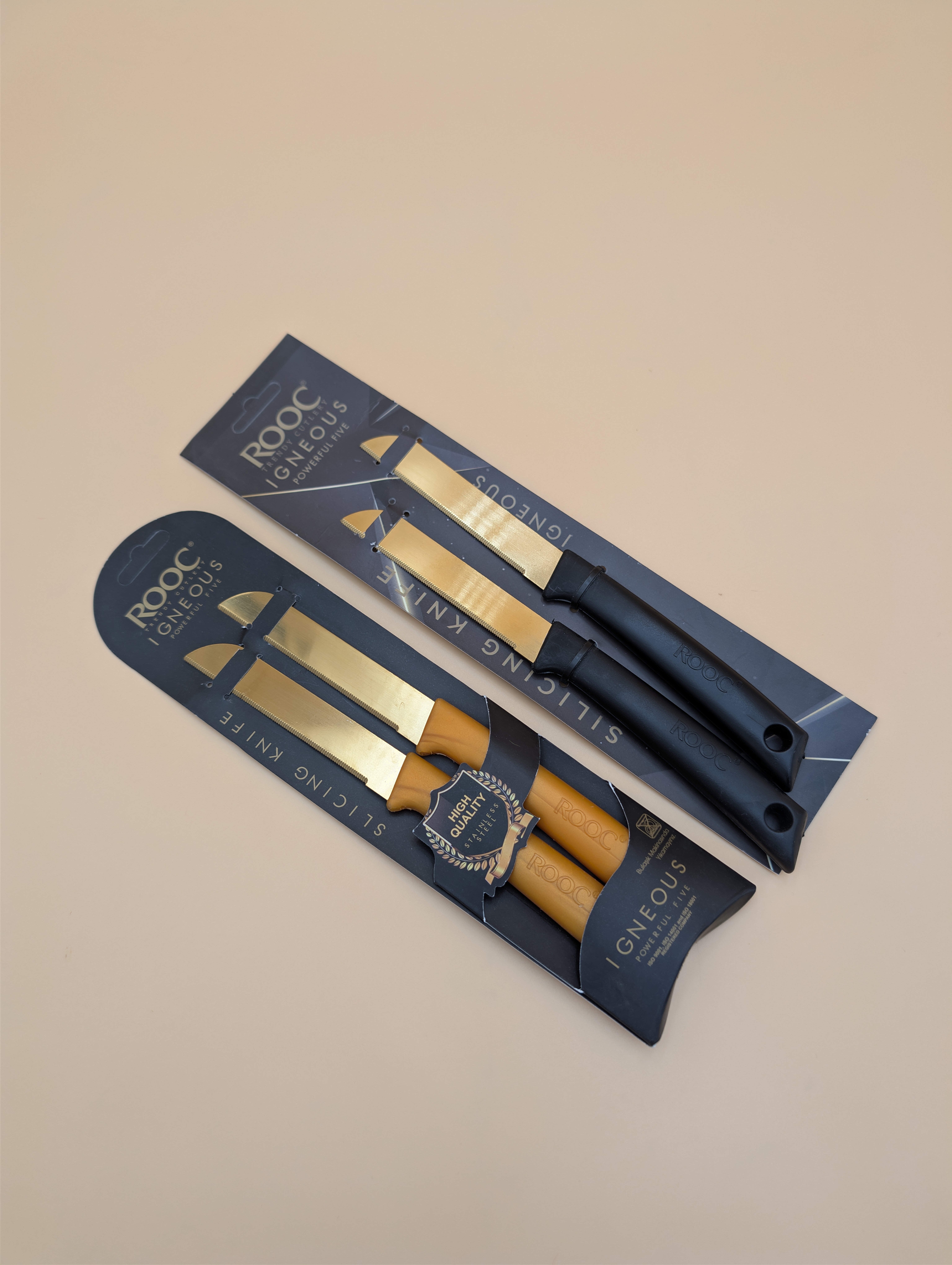 چاقو جفتی مدل Paring Knife برند ROOC ترکیه در 2 رنگ مختلف _ شناسه کالا : GH02