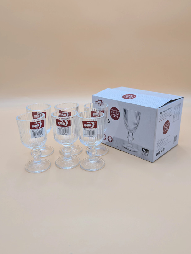 پیک 6 عددی برند دلی گلس چین _ شناسه کالا : K296B
