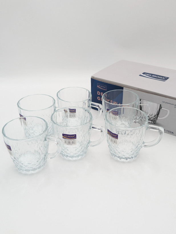 فنجان دسته دار برند Deli glass چین _ شناسه کالا : ZB202_150A