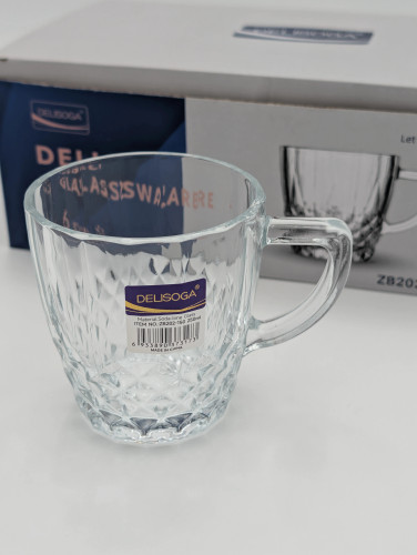فنجان دسته دار برند Deli glass چین _ شناسه کالا : ZB202_150A