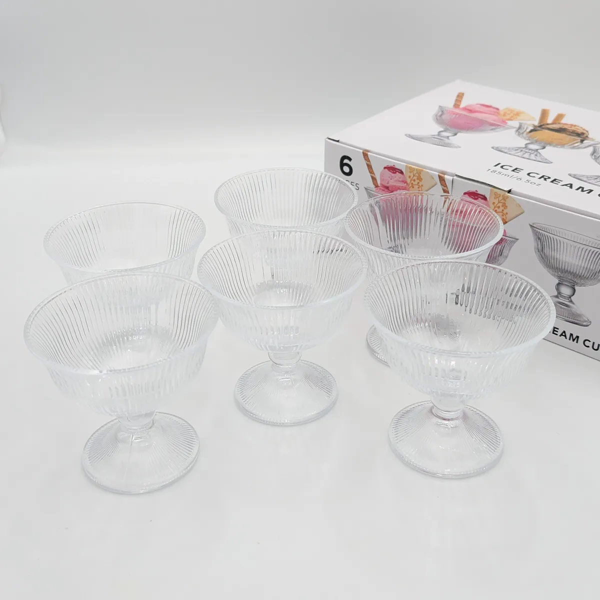 بستنی خوری مدل Ice Cream Cup Set _ شناسه کالا : IC_1035ST