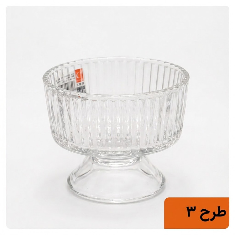 دسر خوری ۶ تایی برند Deli Glass چین _ شناسه کالا : TB033