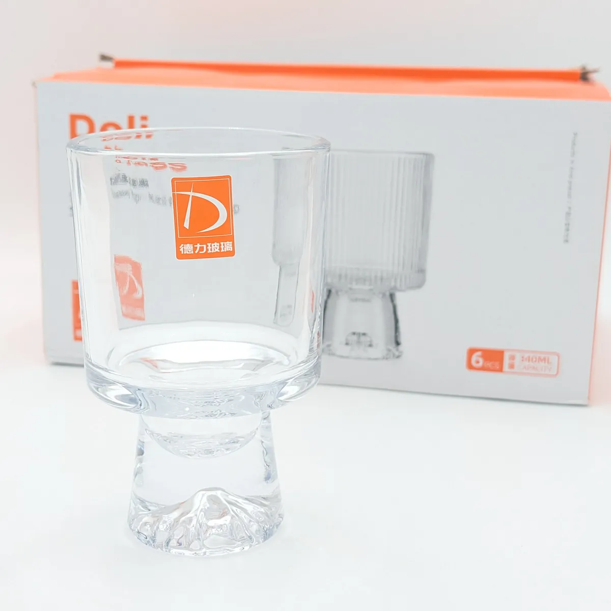 ست ۶ عددی جام  چندمنظوره شیشه‌ای Deli Glass