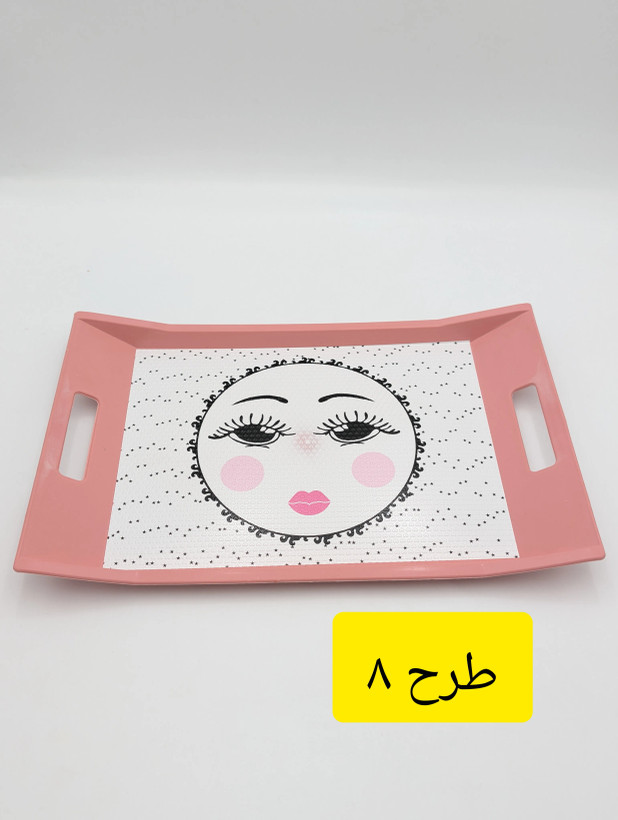 سینی مستطیل پلاستیکی ترمزدار (ضدلغزش) دستهدار میسا پلاستیک Meysa Plastik کد 0359 ساخت ترکیه